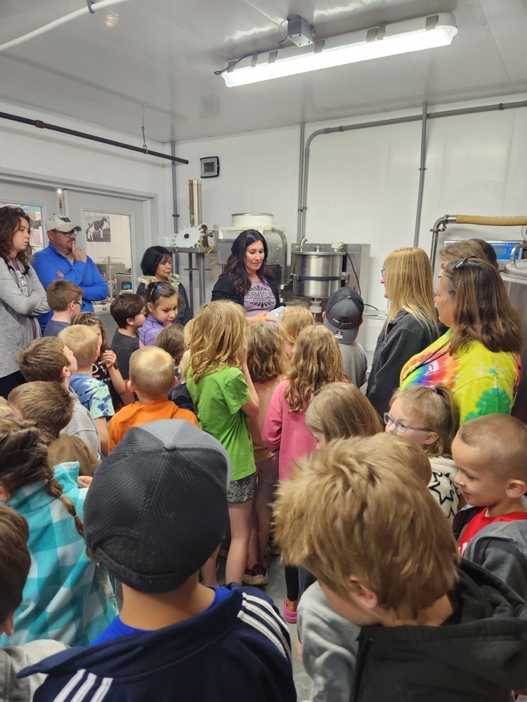 Learning all about the Ethan creamery!